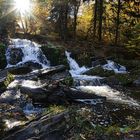 Selkewasserfall im Herbst