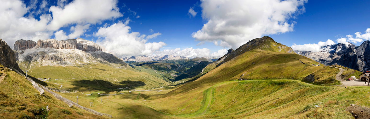 Sella Gruppe und Marmolada