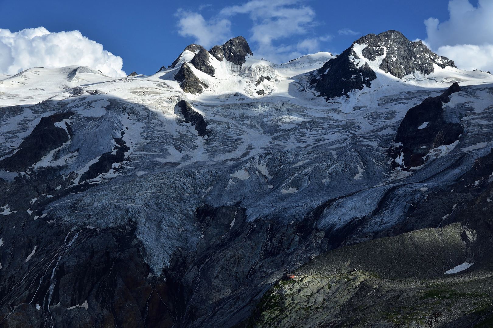 Sella- und Roseggletscher, Graubünden, Schweiz