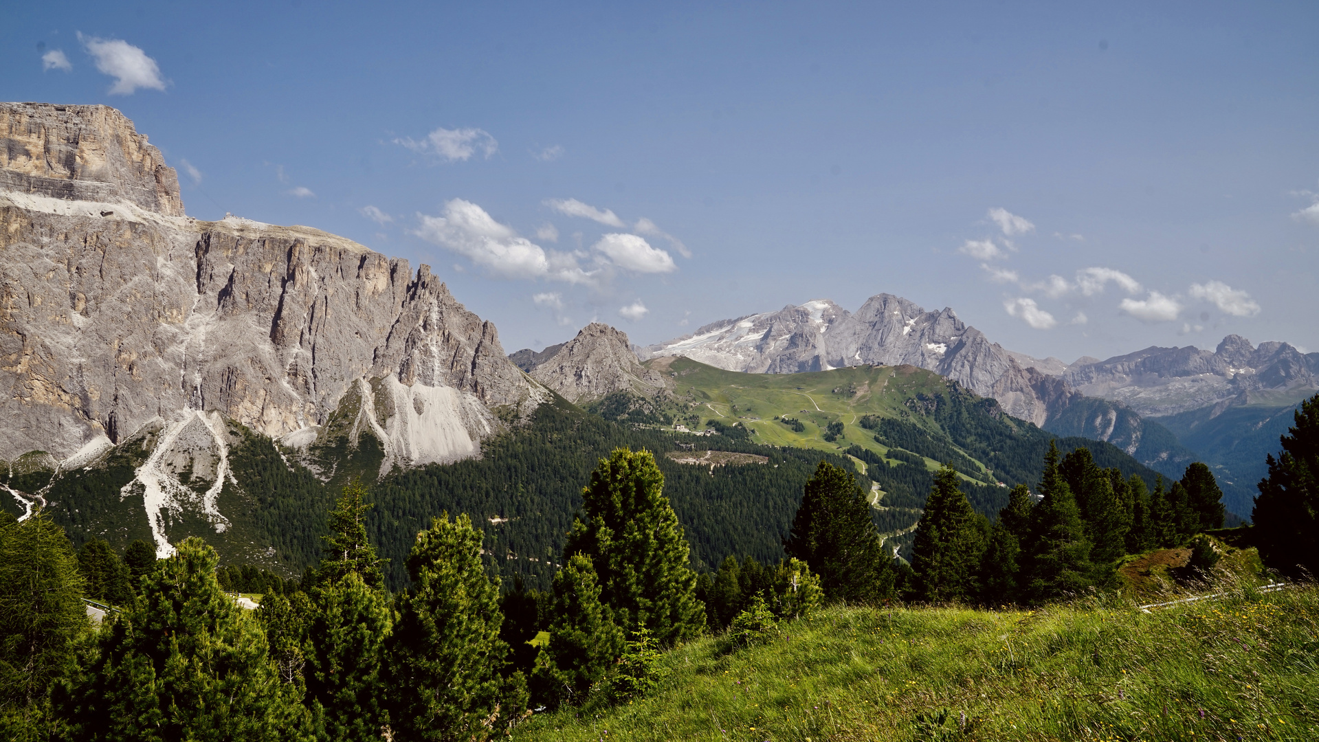 Sellagruppe mit Marmolada