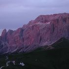 Sellagruppe nach Sonnenuntergang