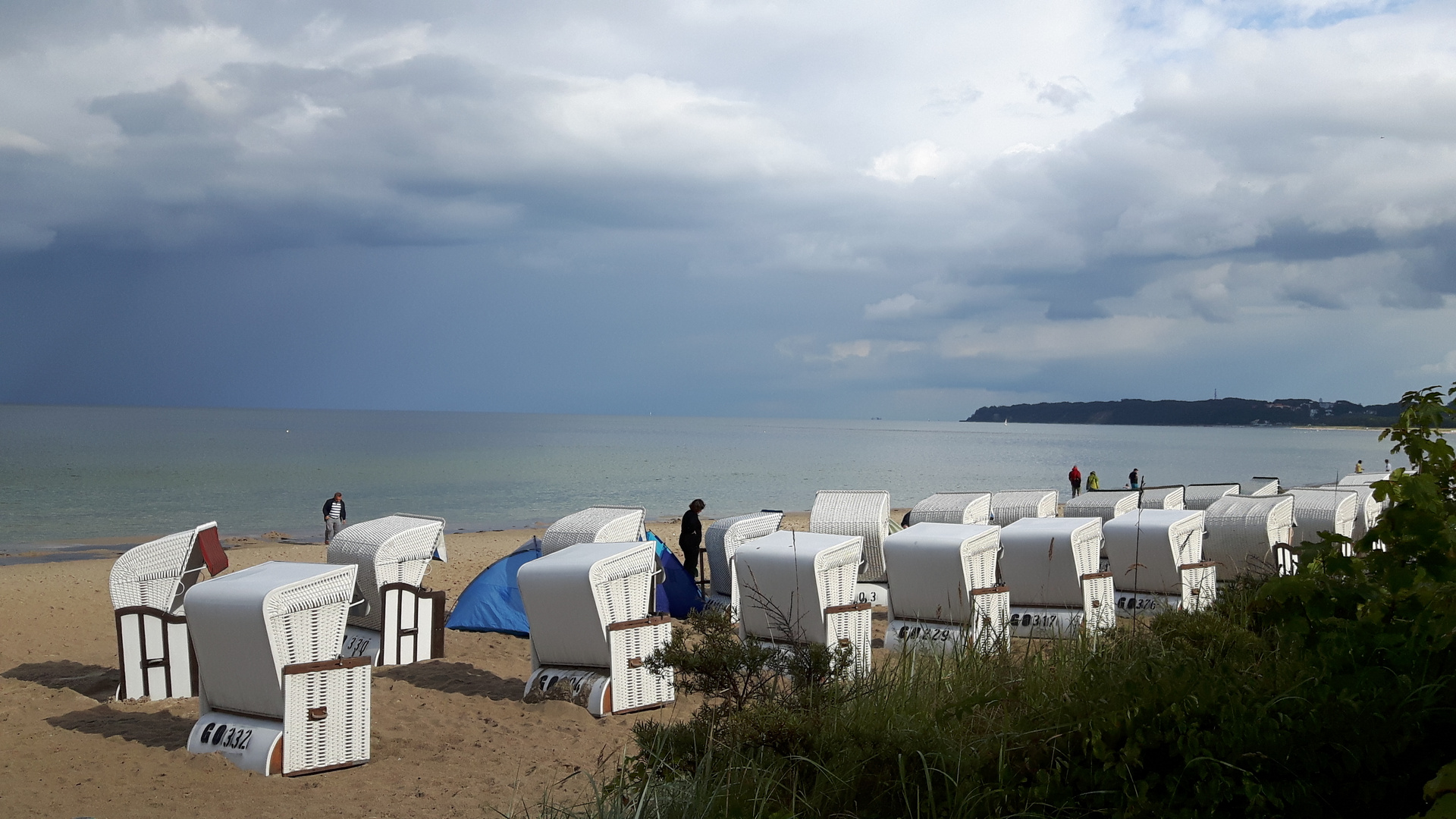 Selliner Ostseestrand Strandkörbe