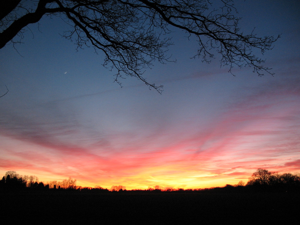 Selten so einen schönen Sonnenuntergang gesehen!