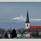 Selten so klar zu sehen . . .der 60 km weit entfernte Feldberg / Taunus