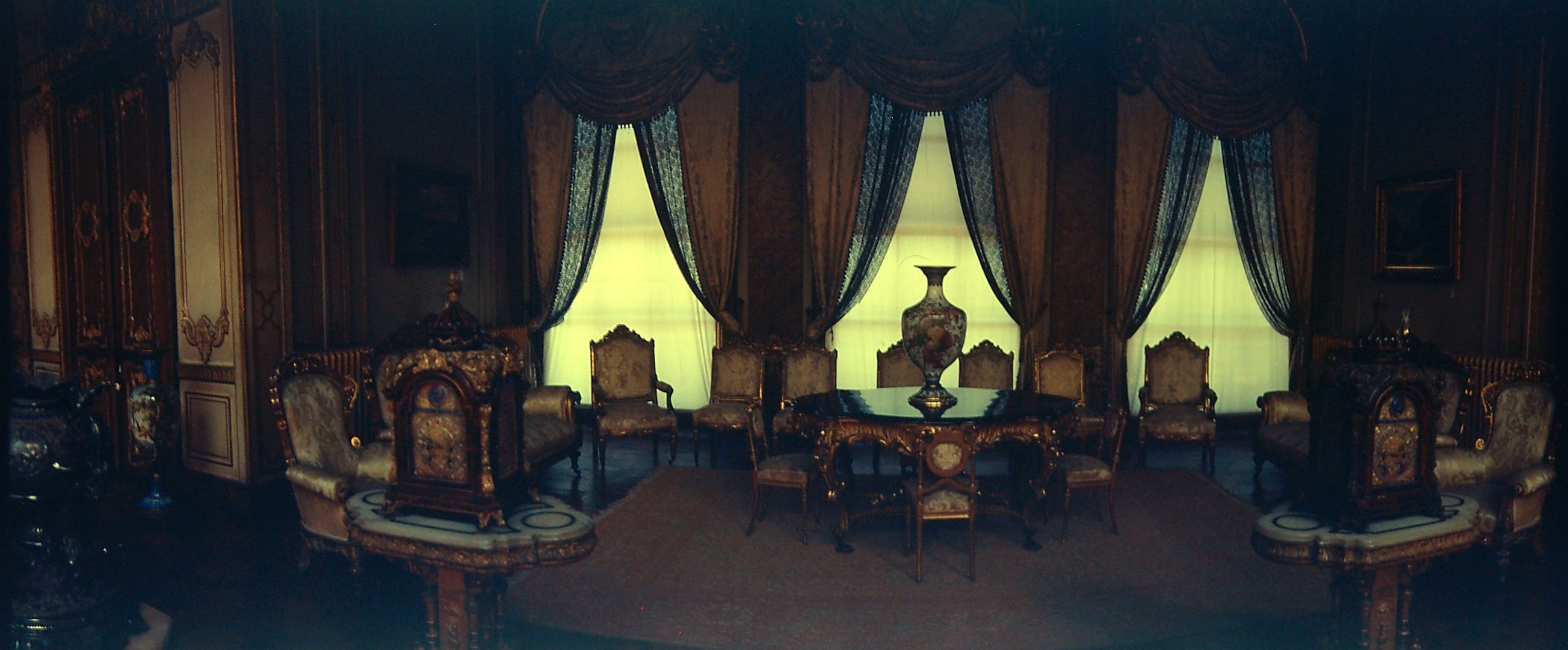 seltene Aufnahme: Innenraum (Empfangssaal) Dolmabahce-Palast...