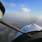 Seltene Perspektive....vom Rückflug von Köln nach Bonn...