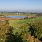 Seltener Blick auf die Seen von Seeg...