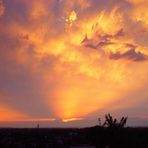 Seltener Blick von meiner Terrasse