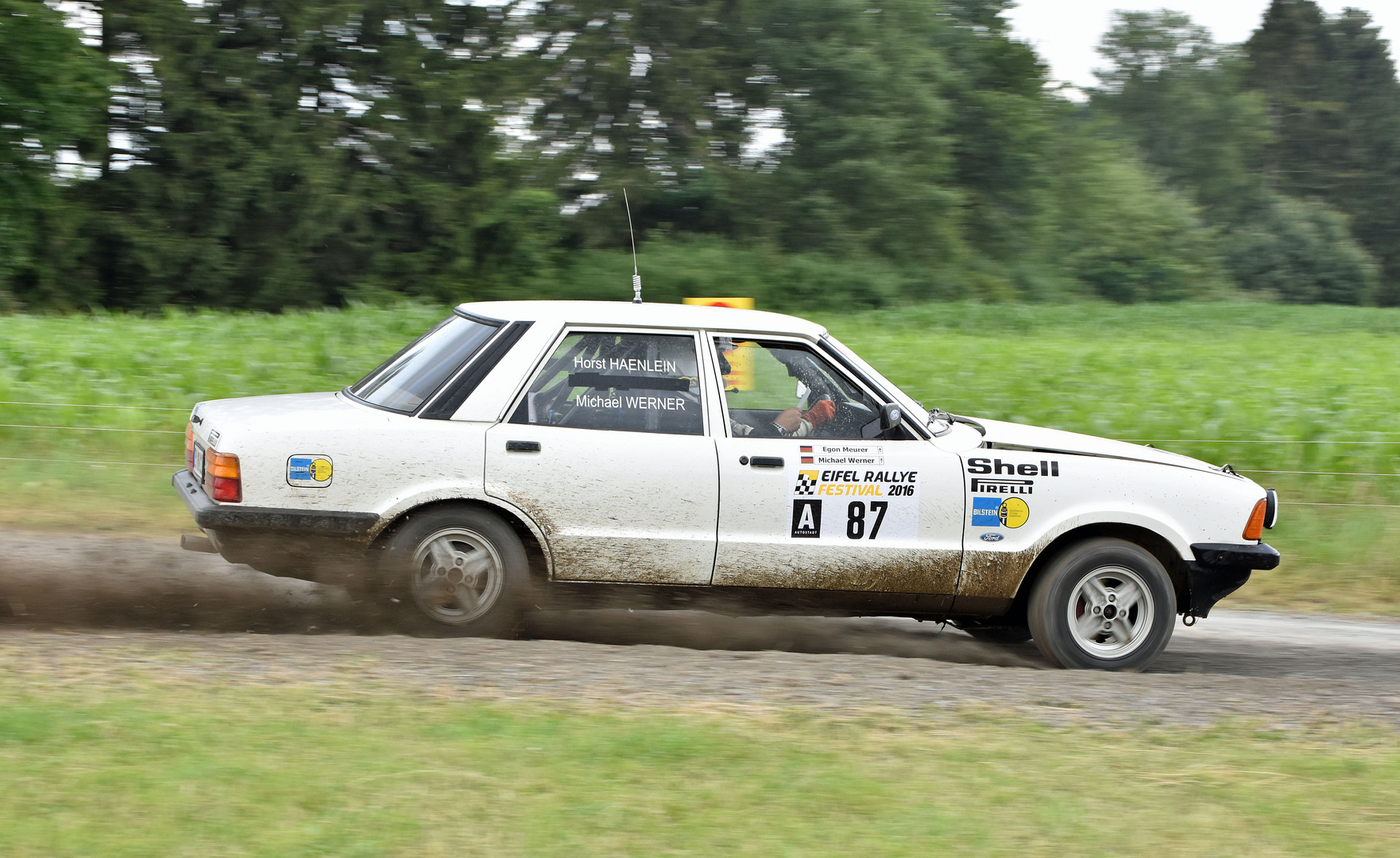 Seltener Gast auf Rallyepfaden