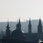 ..seltener morgendlicher Blick auf einige Würzburger Kirchtürme