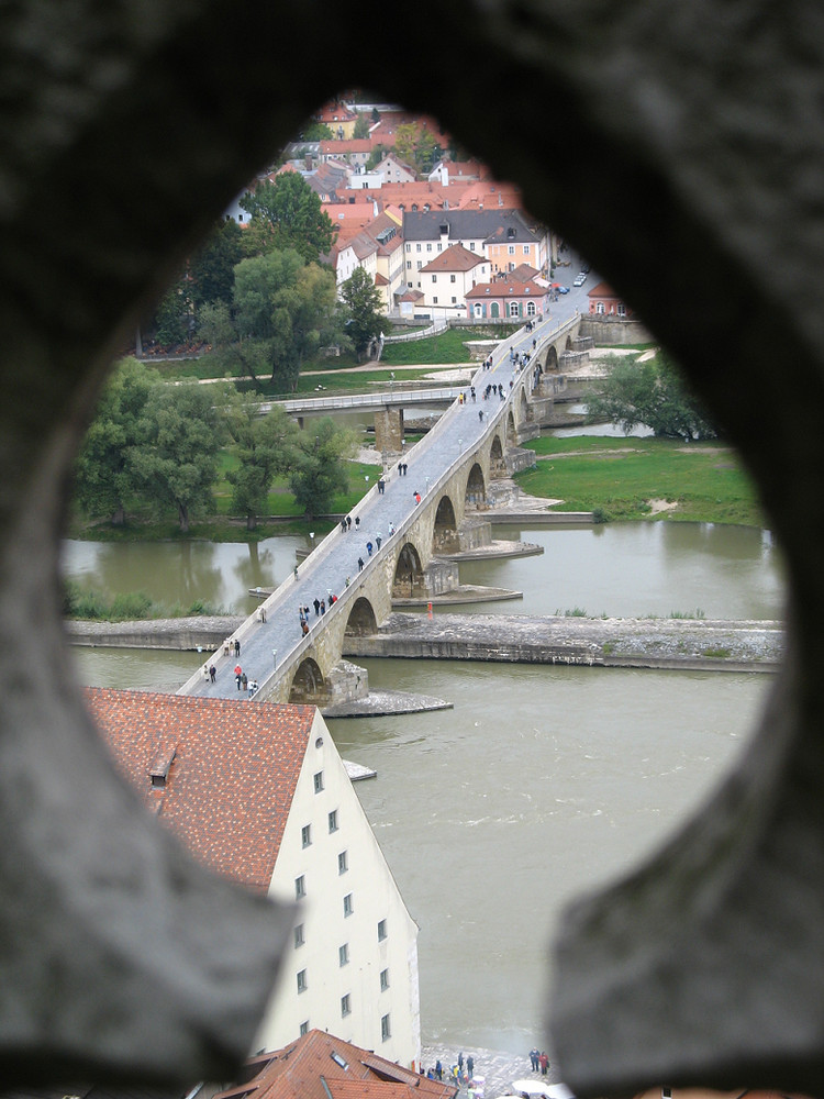 Selterner Bilck auf die Steinerne Brücke zu Regensburg