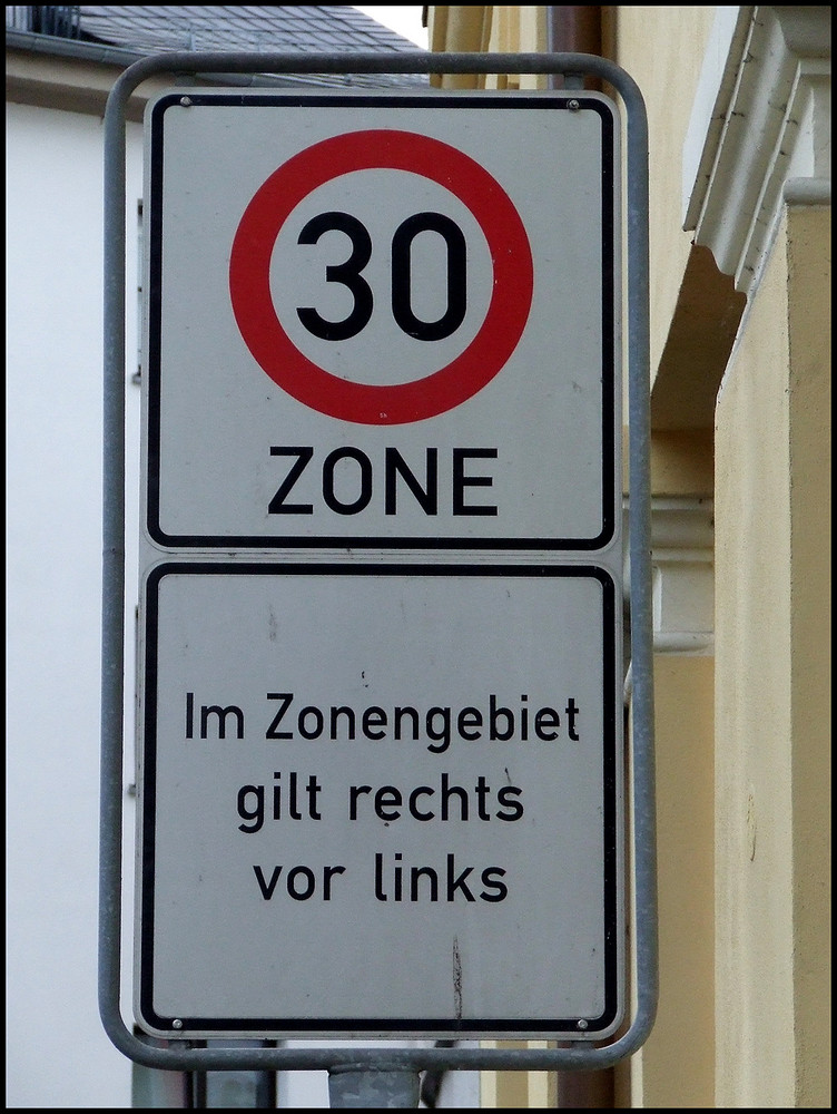 seltsame Zone... aber mit Ordnung !