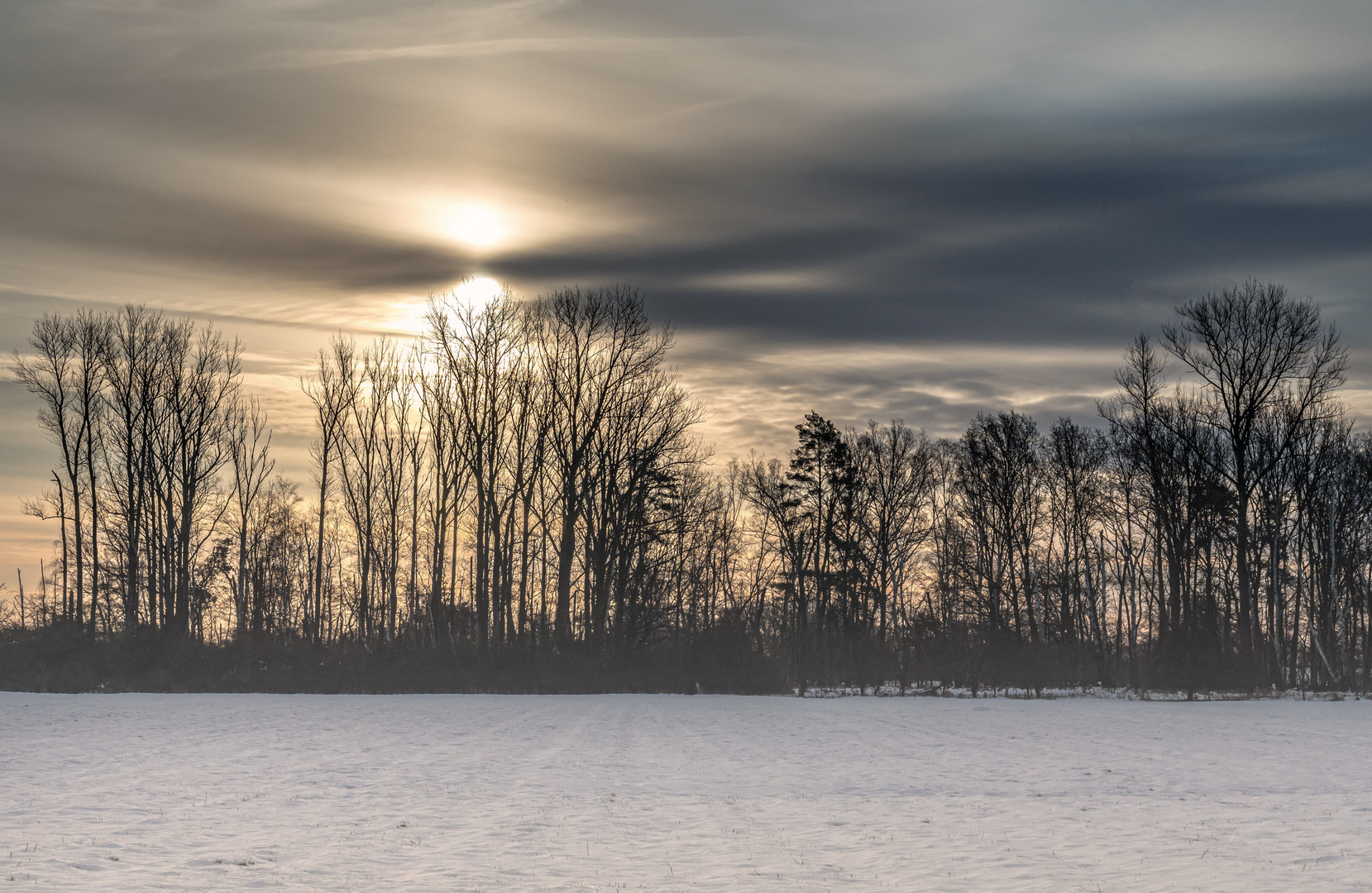 Seltsames Licht am Morgen