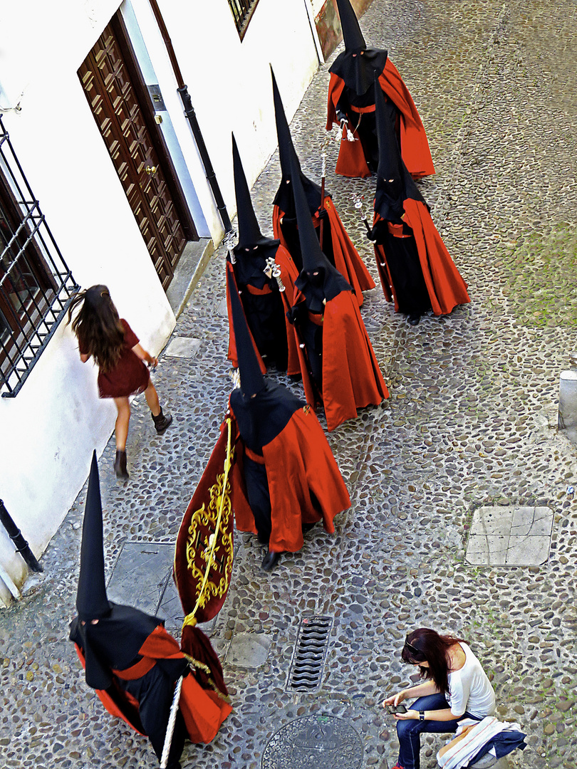 Semana Santa,Granada, Nazarenos