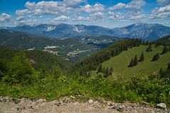 Semmering - Ausblick inklusive Hotel Panhans 