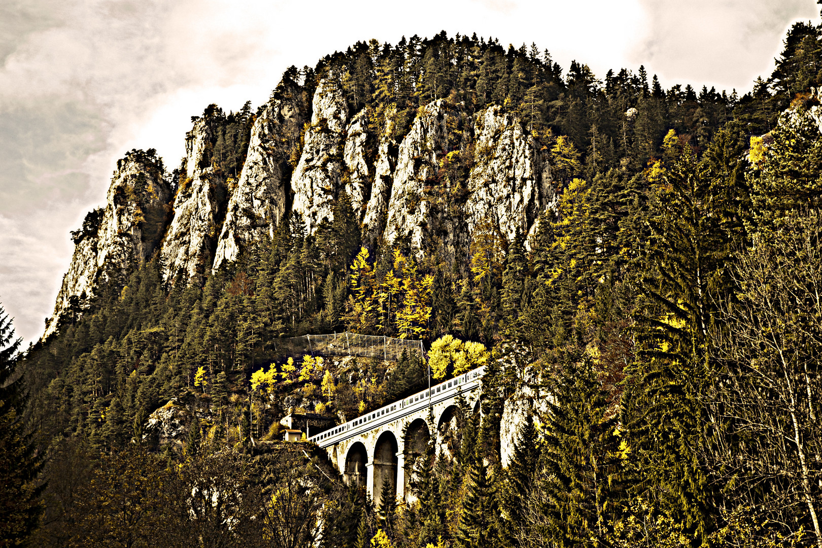 Semmering Bahn in der Steiermark