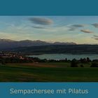 Sempachersee mit Pilatus