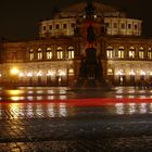 Semper Oper Dresden bei Nacht