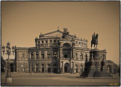 Semper Oper zu Dresden.