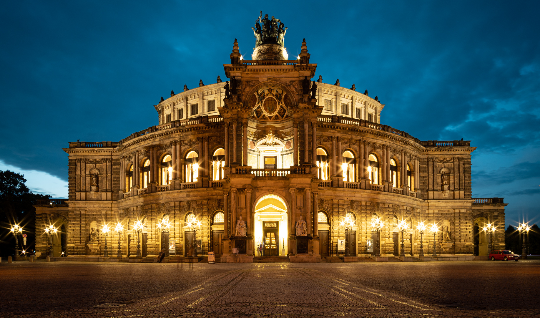 Semperoper Abendstimmung