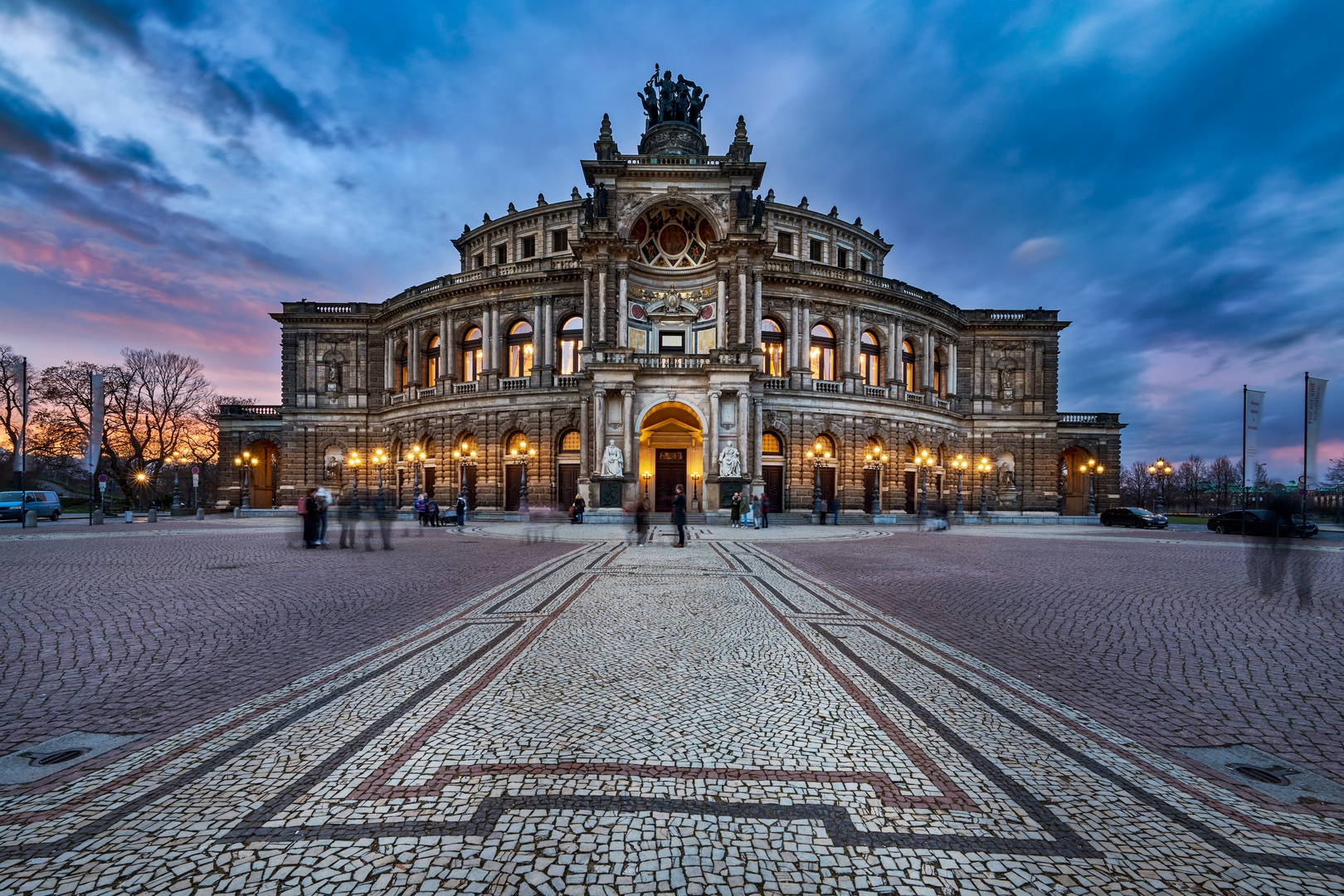 Semperoper am Jahresende