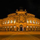 Semperoper at night