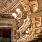 Semperoper - Blick auf die Ränge Richtung Eisener Vorhang