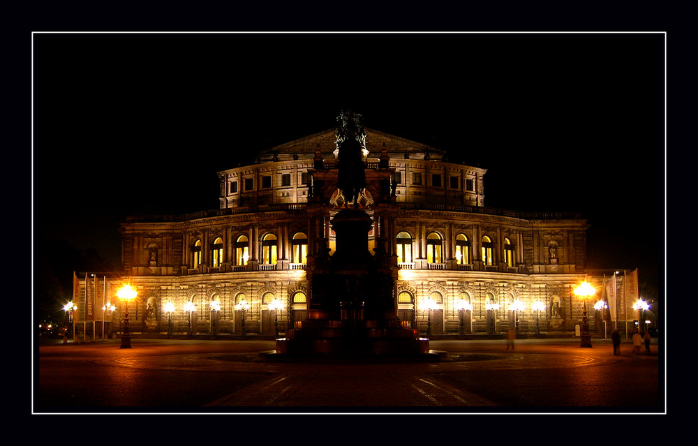 Semperoper by Night