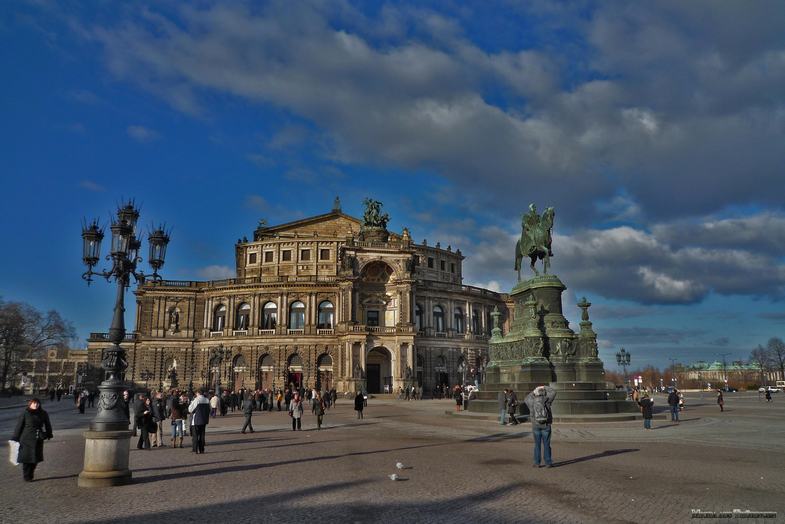 Semperoper im Februar