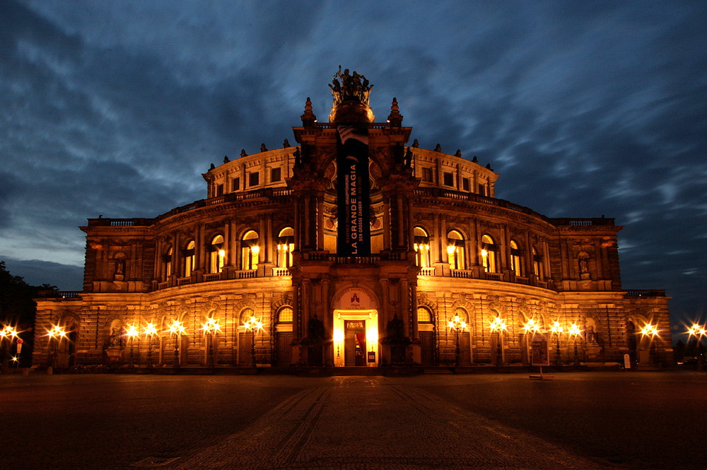 Semperoper in Dresden.