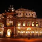 Semperoper in Dresden at Night