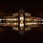 Semperoper in Dresden - gespiegelt