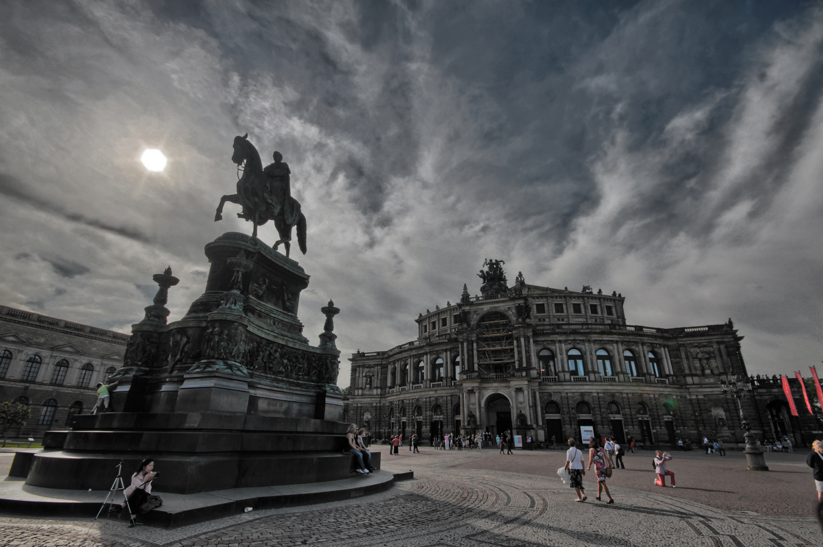 Semperoper und König Johann von Sachsen