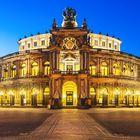 Semperoper zur blauen Stunde