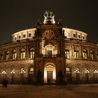 Semperopera at night