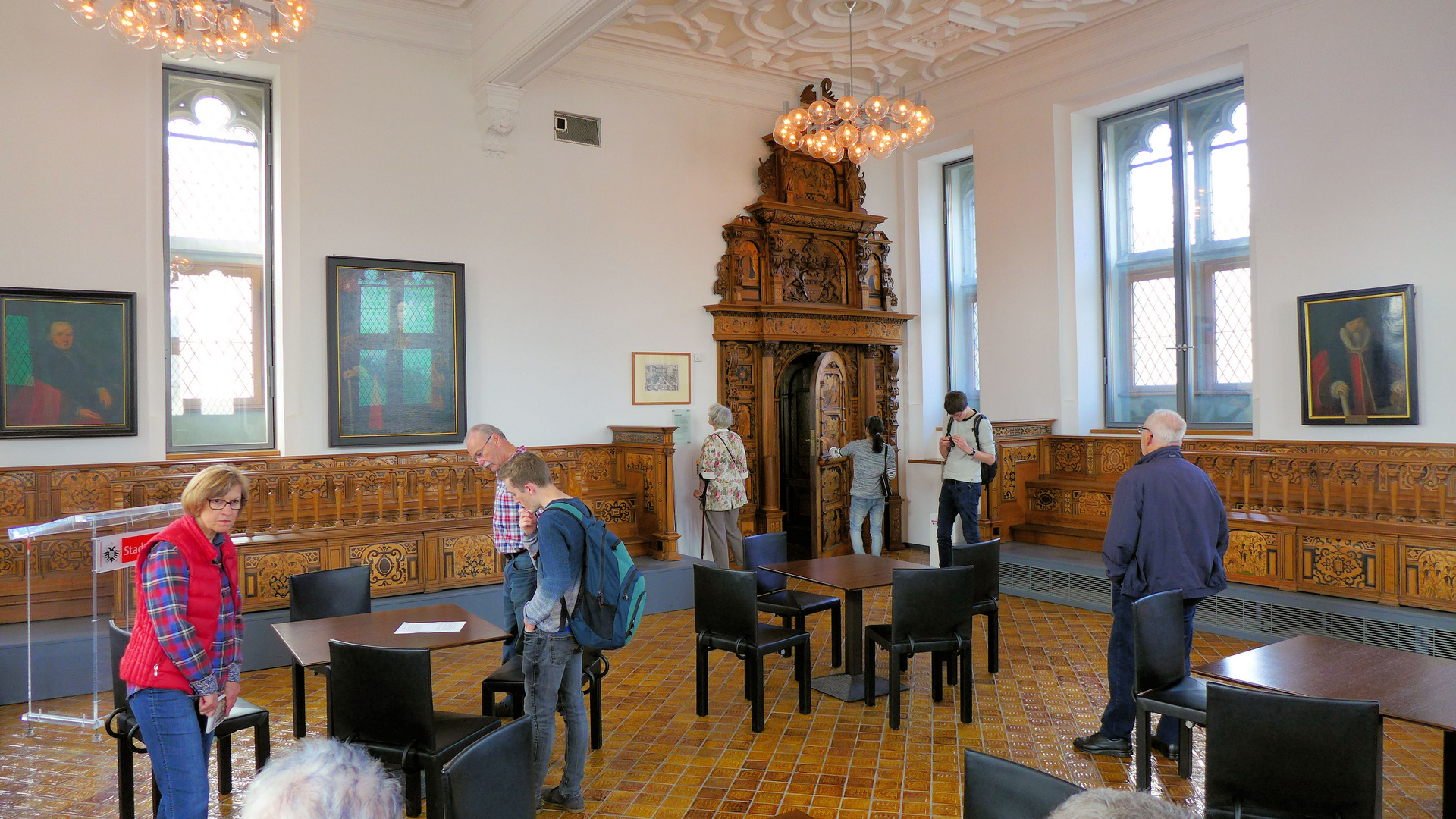 Senatssaal im Historischen Rathaus Köln