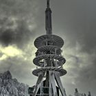 Sendeanlage am großen Inselsberg im Winter