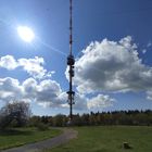 Sendemast vom Sender Kreuzberg auf dem Kreuzberg in der Rhön