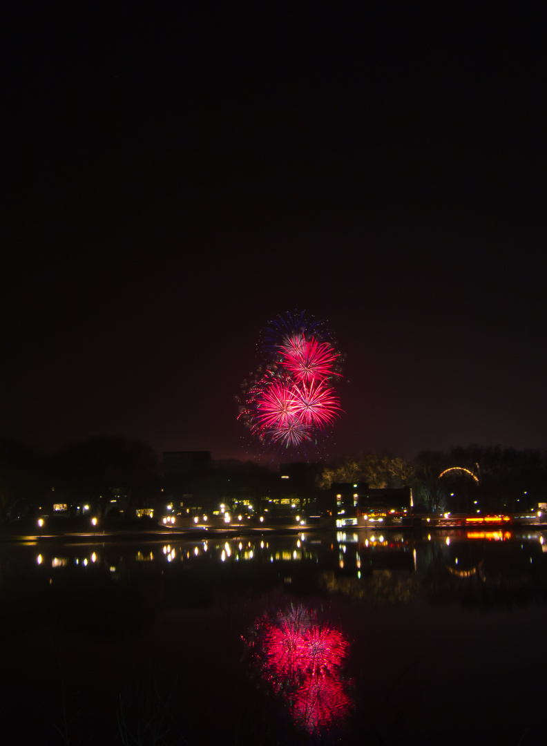 Sendfeuerwerk in Münster