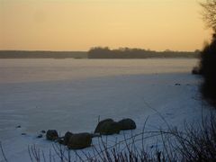 Senftenberger See im Winterkleid