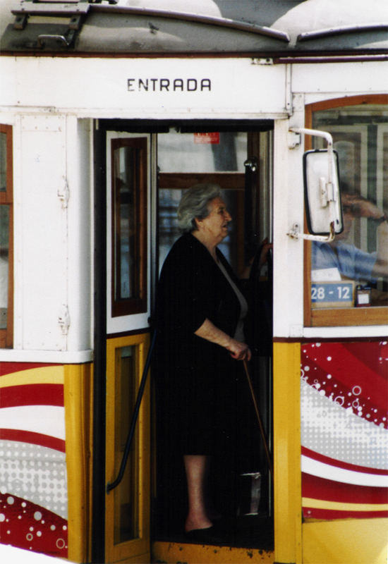 Senhora no electrico