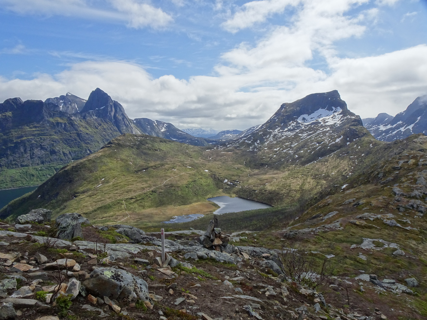 Senja Aufstieg zur Segla