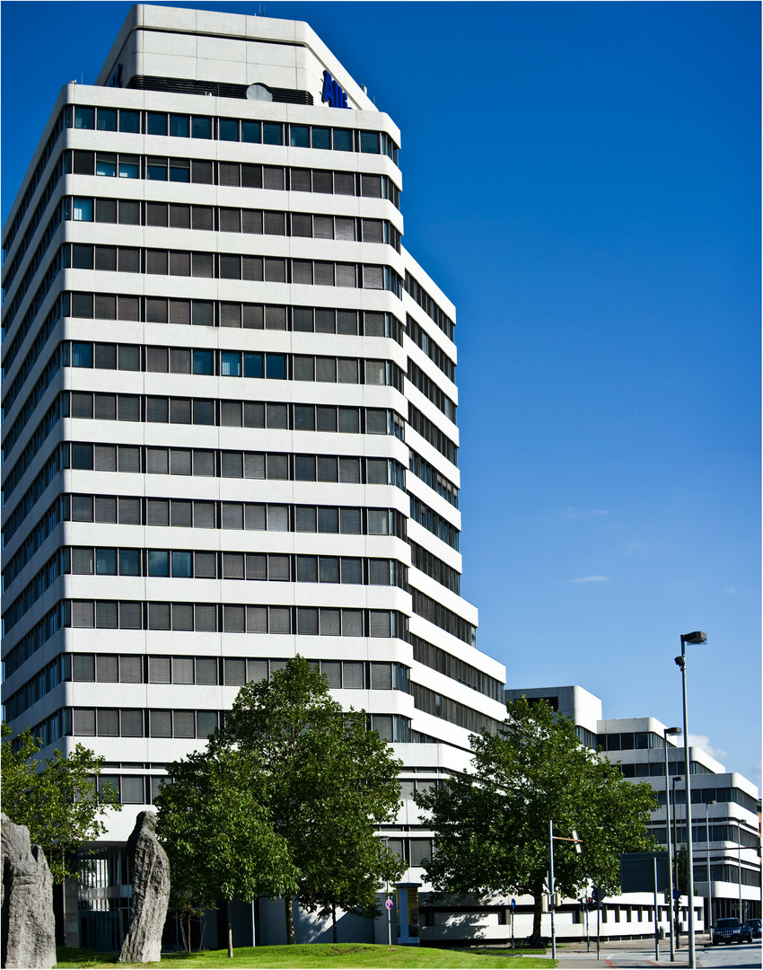 Senkrechtes Panorama in Hannover
