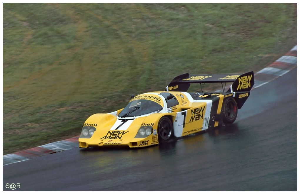 Senna, Pescarolo und Johannson auf dem Ring