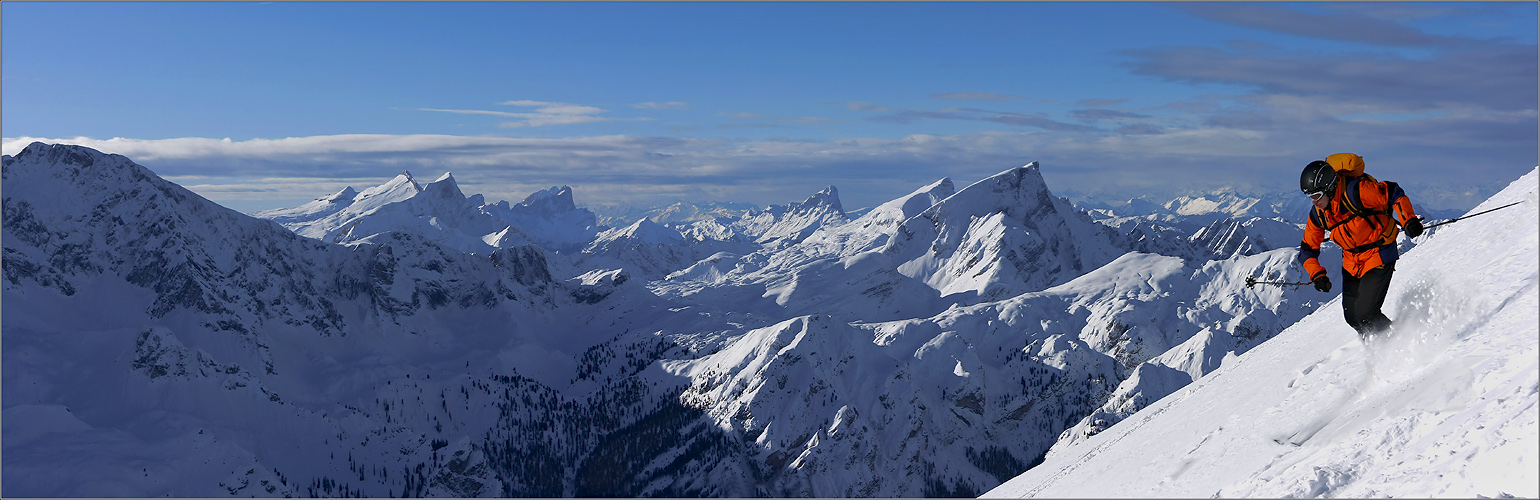 Sennes- Fanes Aussicht vom Pico di Vallandro