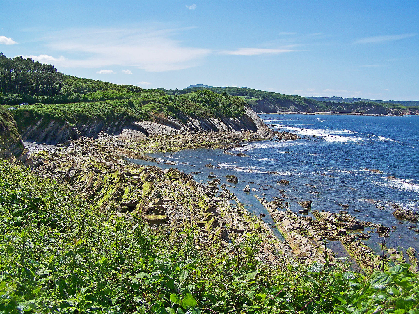 Sentier littoral Côte Basque : En arrivant à Hendaye