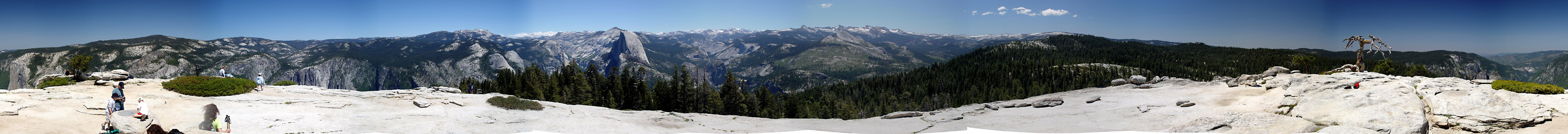 Sentineldome-Aussicht im Yosemite-Nationalpark