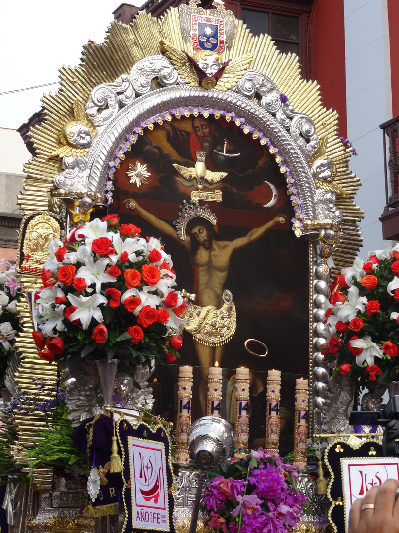 Señor de los Milagros en Lima Peru