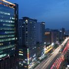 Seoul, Blick vom Shilla Stay Mapo Hotel 18. Stock