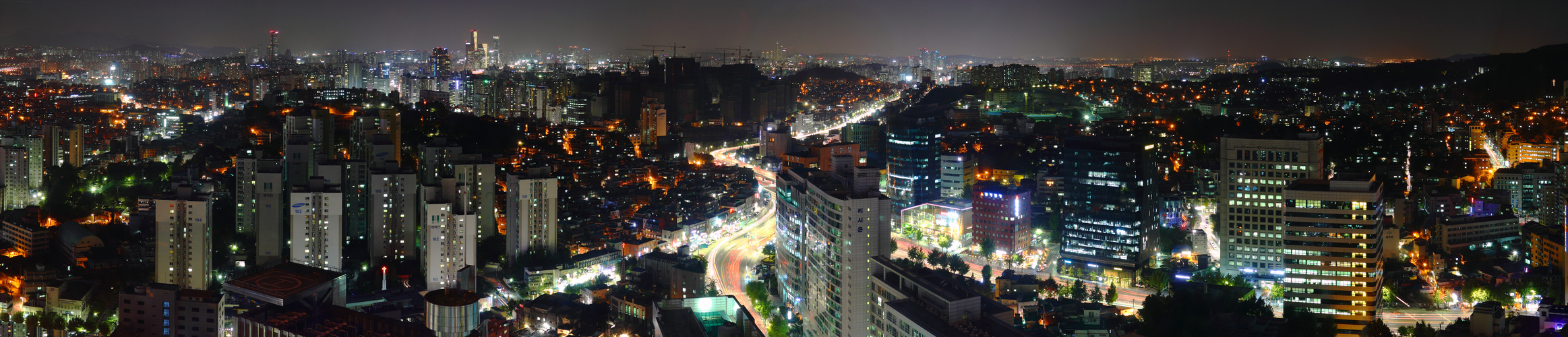 Seoul Night Panorama